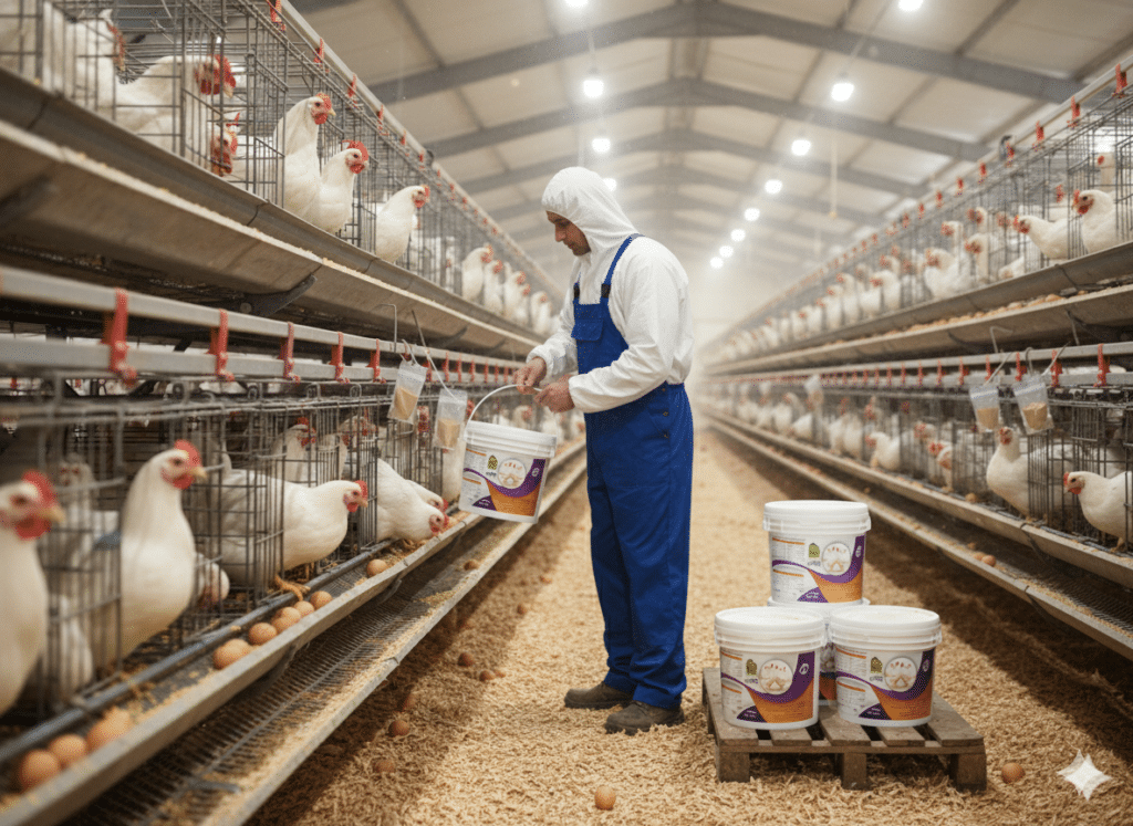 مرغداری تخم گذار صنعتی