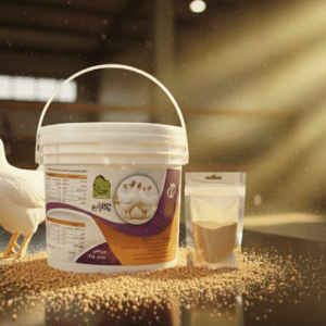 مگازایم مرغ گوشتی در کنار جوجه